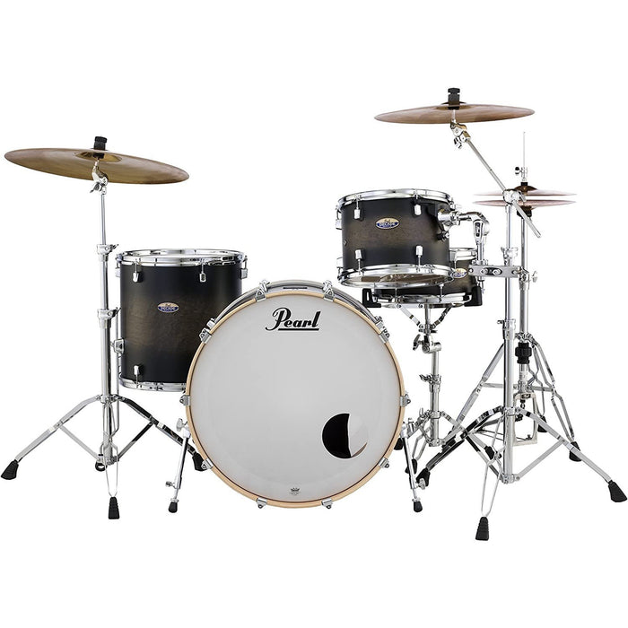 Pearl Decade Maple 3-Piece Shell Pack - Satin Black Burst (DMP943XP/C262)