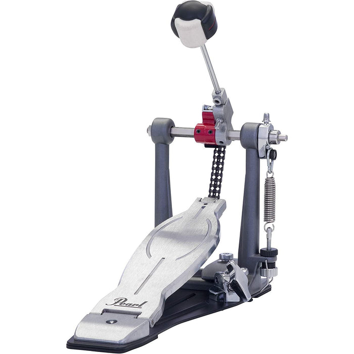 Pearl Eliminator Solo: Red Cam Single Bass Drum Kick Pedal (P1030R)