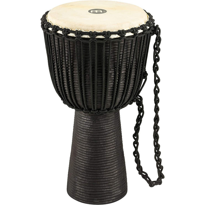 Meinl Percussion Djembe-NOT Made in CHINA-13 Extra Large Size Rope Tuned Goat Skin Head, 2-Year Warranty, Black River Series, inch (HDJ3-XL)