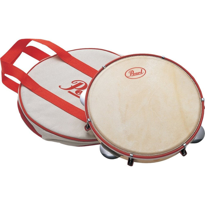 Pearl Brazilian Percussion Tambourine, Yellow, Green and Blue, 10" (PBP510)