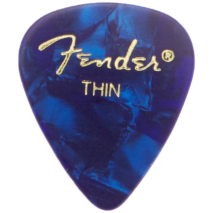 Fender Premium Celluloid Guitar Picks 351 Shape, Abalone, Medium, 12-Pack