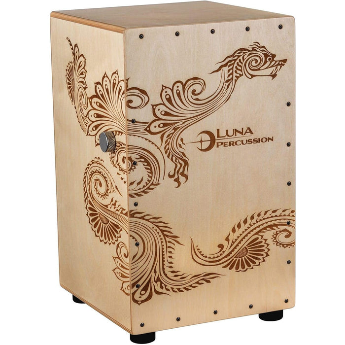 Luna Henna Dragon Cajon with Bag (LPC HEN DRA)