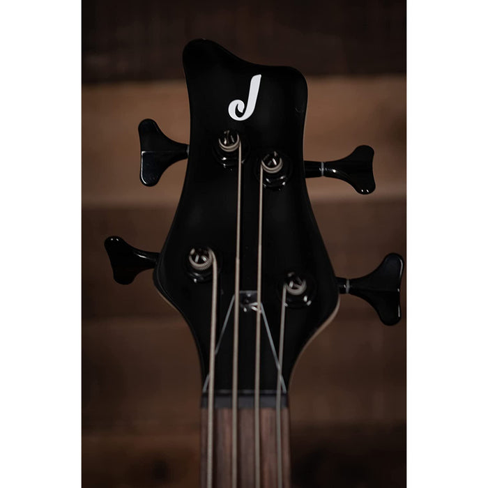 Jackson JS Series Spectra Bass JS2 4-String Electric Guitar with Laurel Fingerboard (Right-Handed, Gloss Black)