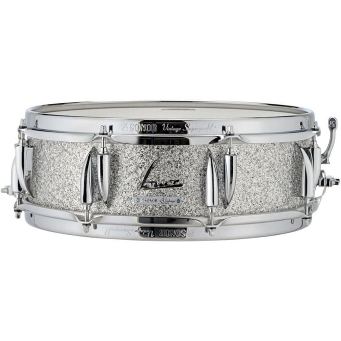 Sonor Vintage Series 14x6.5" Snare Drum - Vintage Silver Glitter (VT-1465-SDW-VSG)
