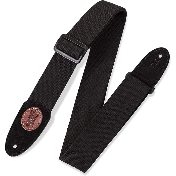 Levy's Leathers Signature Series Cotton XL Guitar Strap - Brown (MSSC8-XL-BRN)