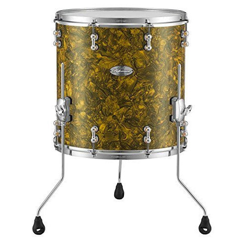 Pearl Music City 14"x12" Pure Floor Tom RFP1412F/C420 GOLDEN YELLOW ABALONE Drum