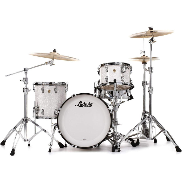 Ludwig Classic Maple Downbeat 20 Shell Pack - White Marine Pearl (L84023AX0P)