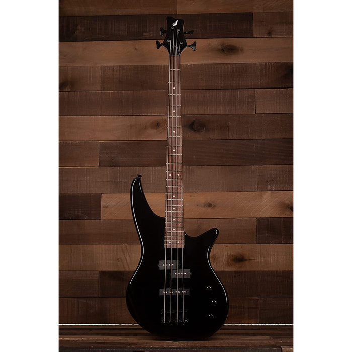 Jackson JS Series Spectra Bass JS2 4-String Electric Guitar with Laurel Fingerboard (Right-Handed, Gloss Black)