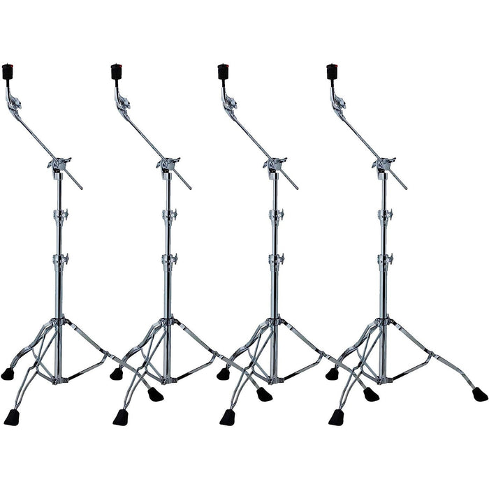 Tama HC83BW Roadpro Straight/Boom Cymbal Stand 4 Pack Bundle