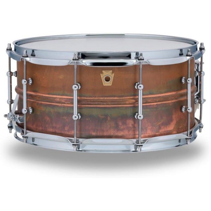 Ludwig Copper Phonic Smooth Snare Drum 14 x 6.5 in. Raw Smooth Finish with Tube Lugs (LC663T)