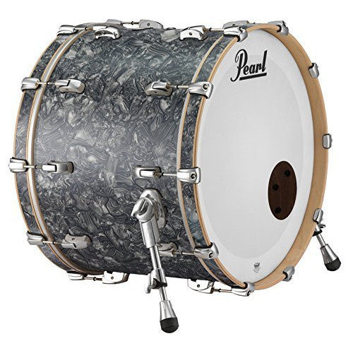 Pearl Music City 24"x16" Bass Drum w/Mount, Pewter Abalone (RF2416BB/C417)