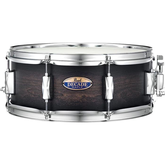 Pearl Decade Maple 14"x5.5" Snare Drum in #262 Satin Black Burst (DMP1455S/C262)