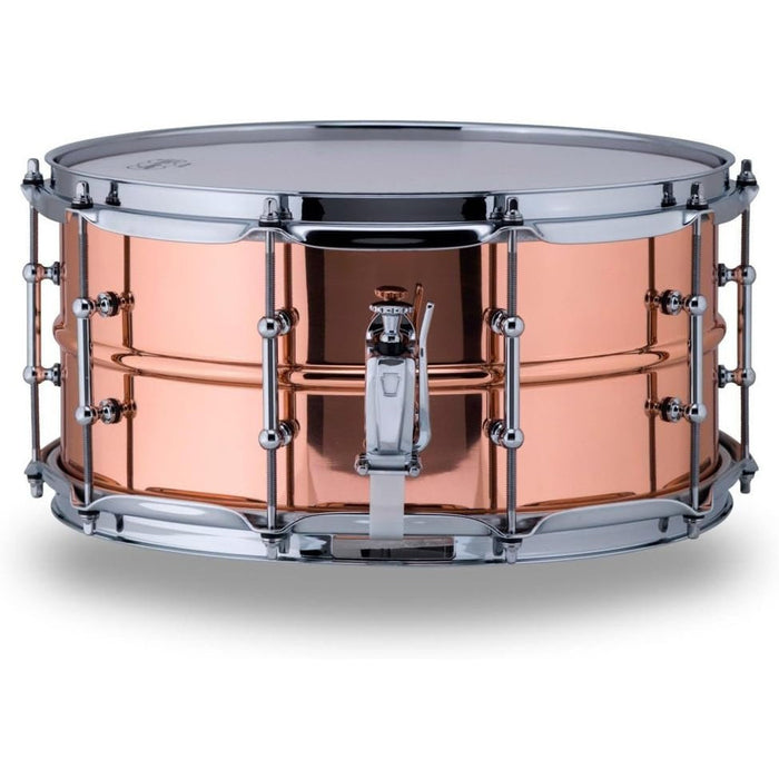 Ludwig Copper Phonic Smooth Snare Drum 14 x 6.5 in. Smooth Finish with Tube Lugs