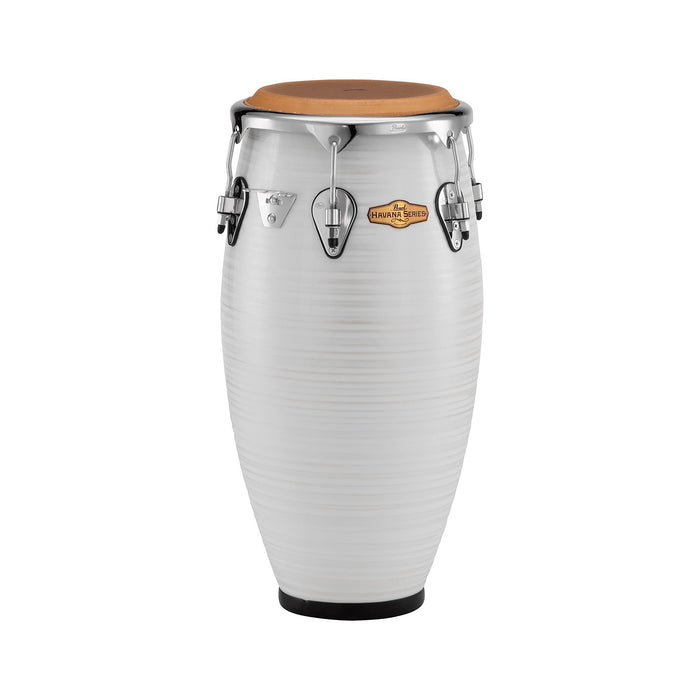 Pearl Conga Drum, Silver White Swirl (PCF110HV187)