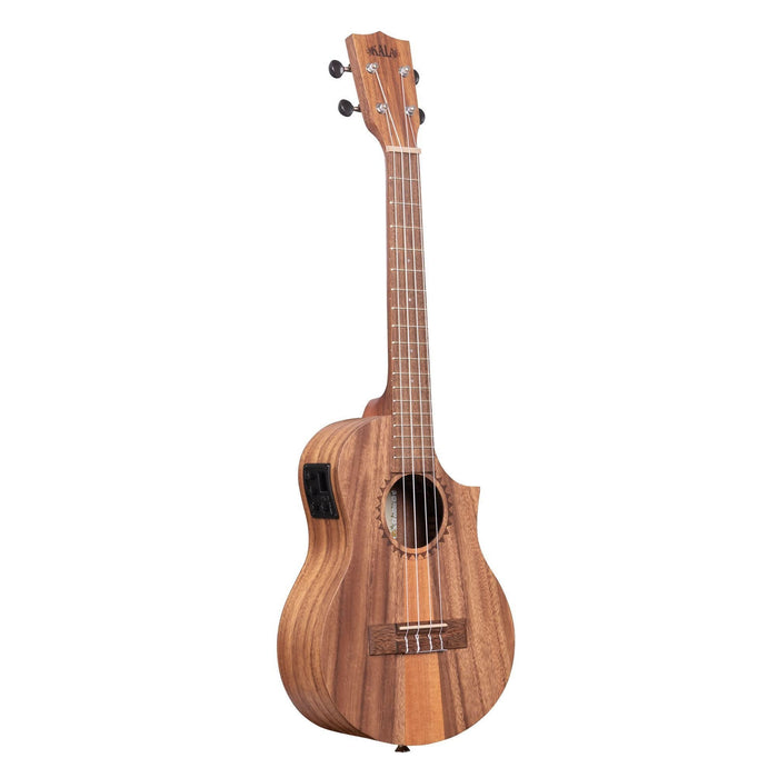 Teak Tri-Top Tenor Ukulele w/ Cutaway & EQ (KA-TK-T-CE)