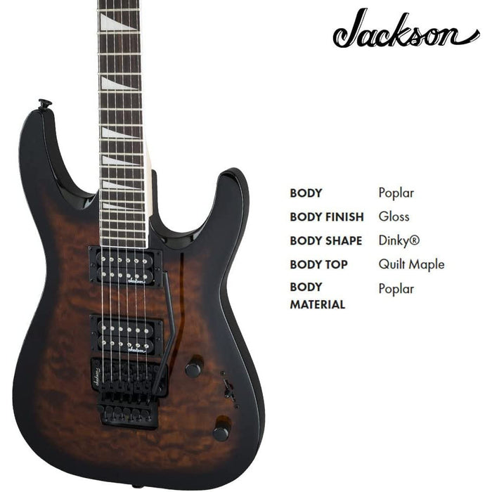 Jackson JS Series Dinky Arch Top JS32Q Dark Sunburst