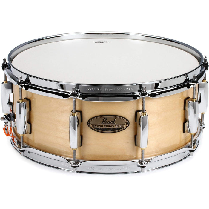 Pearl Session Studio Select Snare Drum, 5.5 x 14-inch - Gloss Natural Birch (STS1455S/C112)