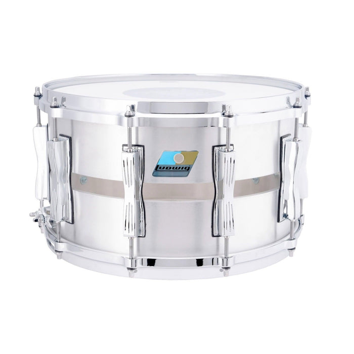 Ludwig Slotted Coliseum Snare Drum - 8 inches x 14 inches, Cast Aluminum, Limited Edition