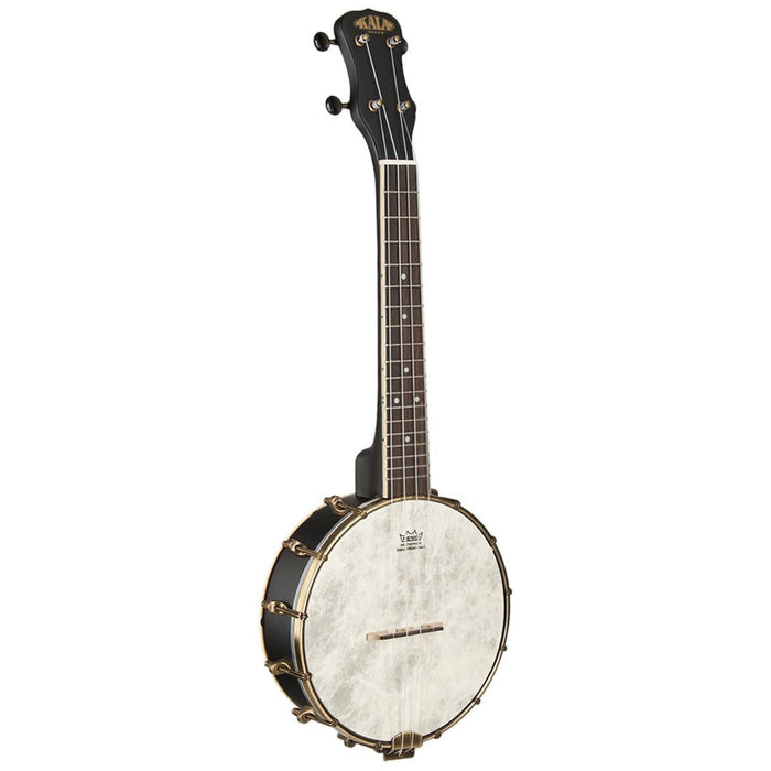 Kala Black Maple Banjo Concert Ukulele with Bag (KA-BNJ-BK-C)