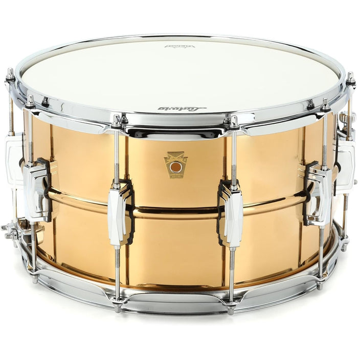 Ludwig Smooth Bronze Snare Drum - 8-inch x 14-inch, Imperial Lugs