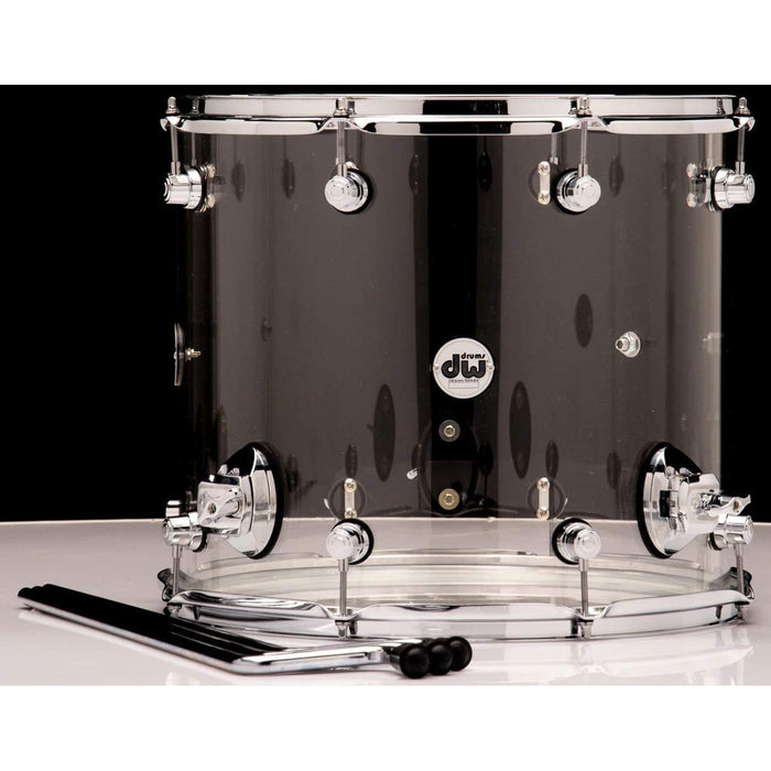 DW Drum Set Floor Tom, Acrylic (DDAC1618TTCL)