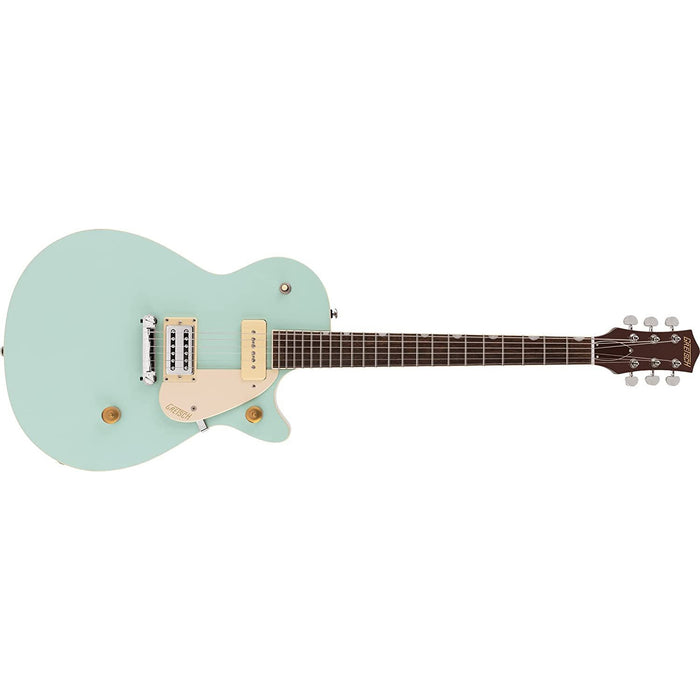 Gretsch G2215-P90 Streamliner Junior Jet Club 6-String Electric Guitar with Laurel Fingerboard and Three-Way Pickup Switching (Right-Handed, Mint Metallic)