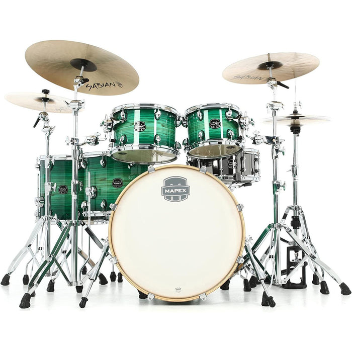 Mapex Armory 6-Piece Studioease Fast Tom Shell Pack - Emerald Burst (AR628SFUCFG)