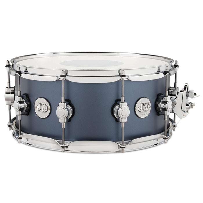 DW Design Series Snare Drum - 6-inch x 14-inch, Blue Slate (DDLM0614SSBS)