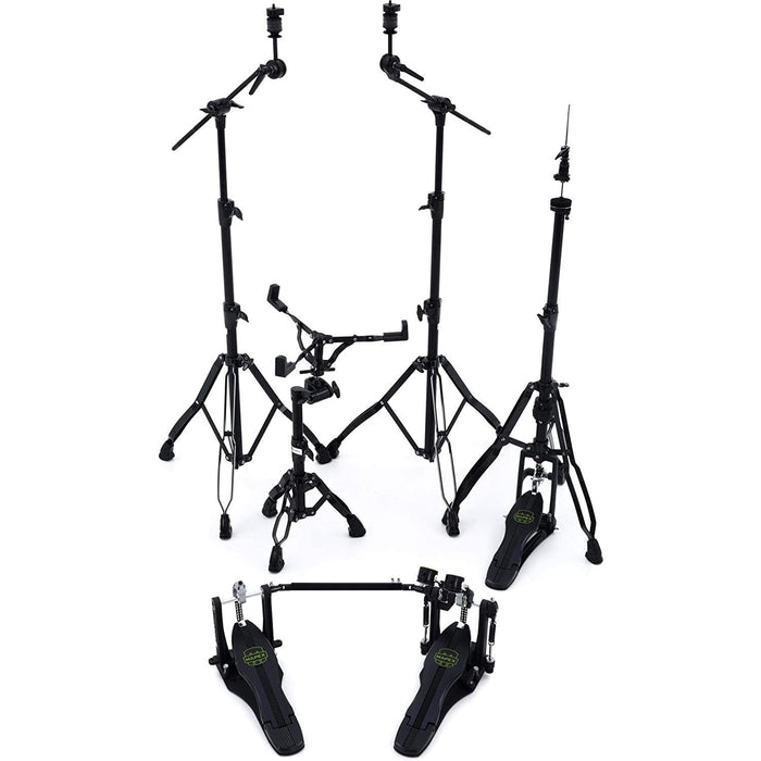 Mapex 5-Piece Armory Series Hardware Pack with Double Pedal - Chrome Plated (HP8005-DP)