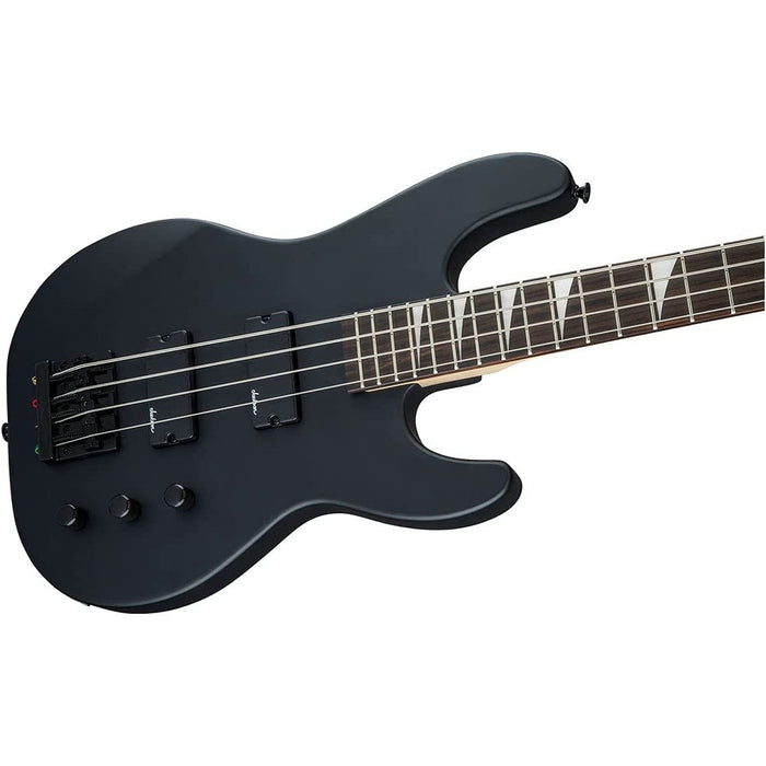 Jackson JS Series Concert Bass JS2, Satin Black, Amaranth Fingerboard