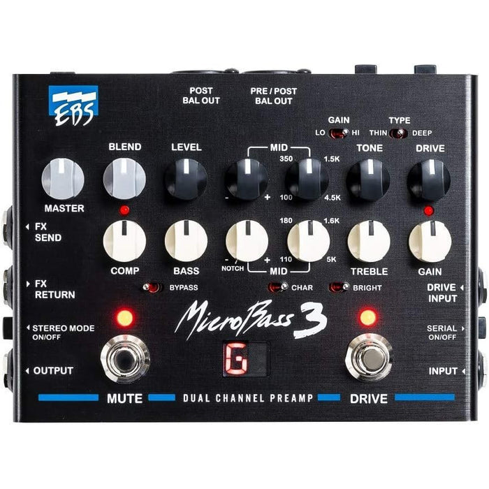 EBS MicroBass 3 2-Channel Preamp