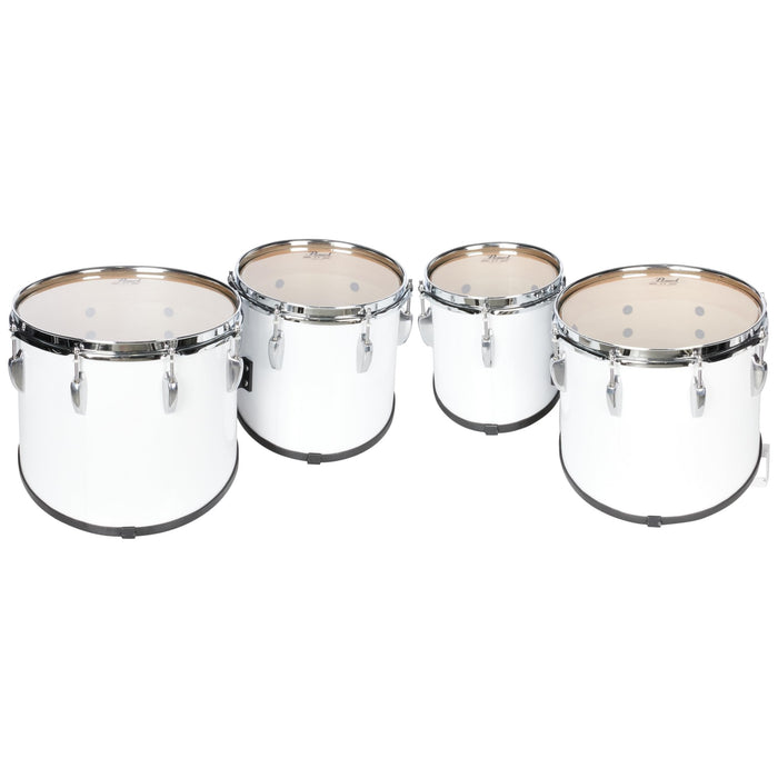 Pearl 8+10+12+13 Finalist Marching Tenor Set in #33 Pure White (FMTB8023/A33)