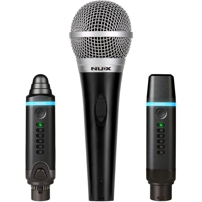 NUX B-3 Plus with Microphone Wireless Microphone System for XLR Dynamic Microphone (B-3+)