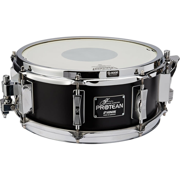 Sonor Gavin Harrison Signature Snare Drum 12x5", Birch - Matte Black Lacquer (SSD-1205-GH)