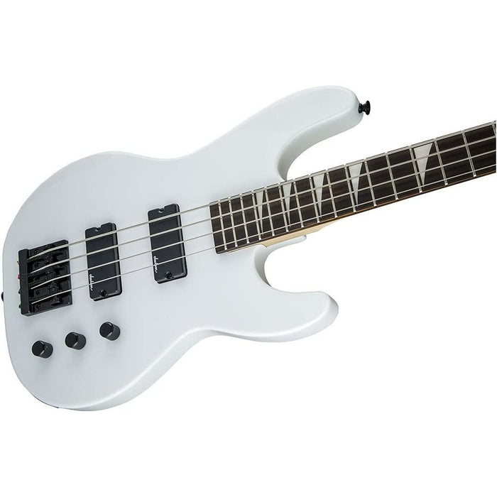 Jackson JS Series Concert Bass JS2, Snow White, Amaranth Fingerboard