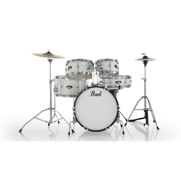 Pearl Roadshow Jr. 5 Piece Drum Set with Hardware and Cymbals - Pure White (RSJ465C/C33)