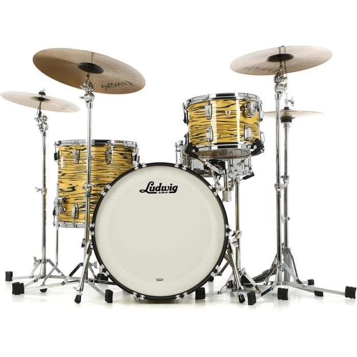 Ludwig Classic Maple Jazzette 3-piece Shell Pack - Lemon Oyster