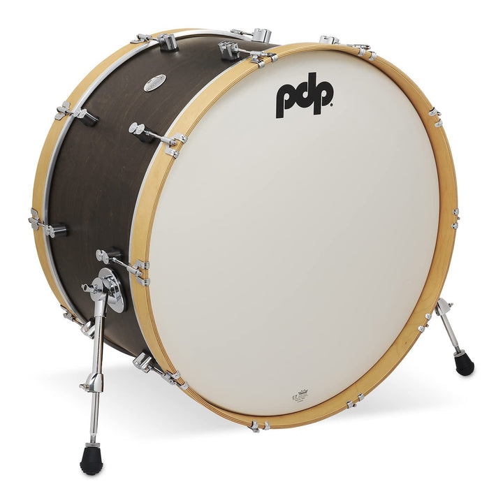 Pacific Drums & Percussion Add-Ons PDP Concept Classic, 14x26, Walnut/Natural Hoops Kick Drum (PDCC1426KKWN)