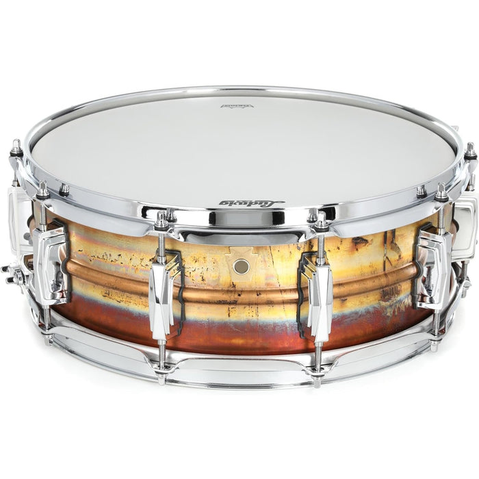 Ludwig Raw Bronze Snare Drum with Imperial Lugs, 5 x 14" - Raw Patina (LB550R)