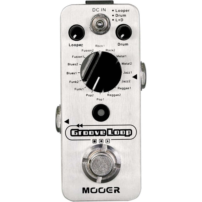 MOOER Groove Loop Drum Machine Looper Pedal