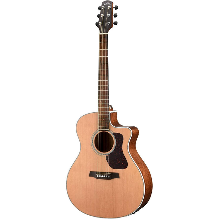 Walden G770CE Natura All-Solid Cedar/Mahogany Grand Auditorium Acoustic Cutaway-Electric Guitar - Satin Natural