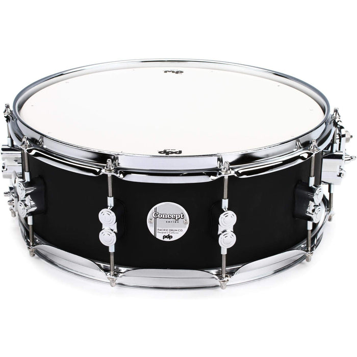 PDP Concept Maple Snare Drum - 5.5 x 14-inch - Satin Black (PDCM5514SSBK)