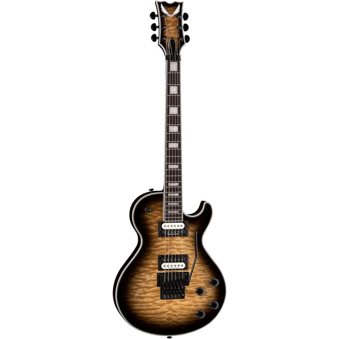 Dean TB Select Floyd QM - Natural Black Burst