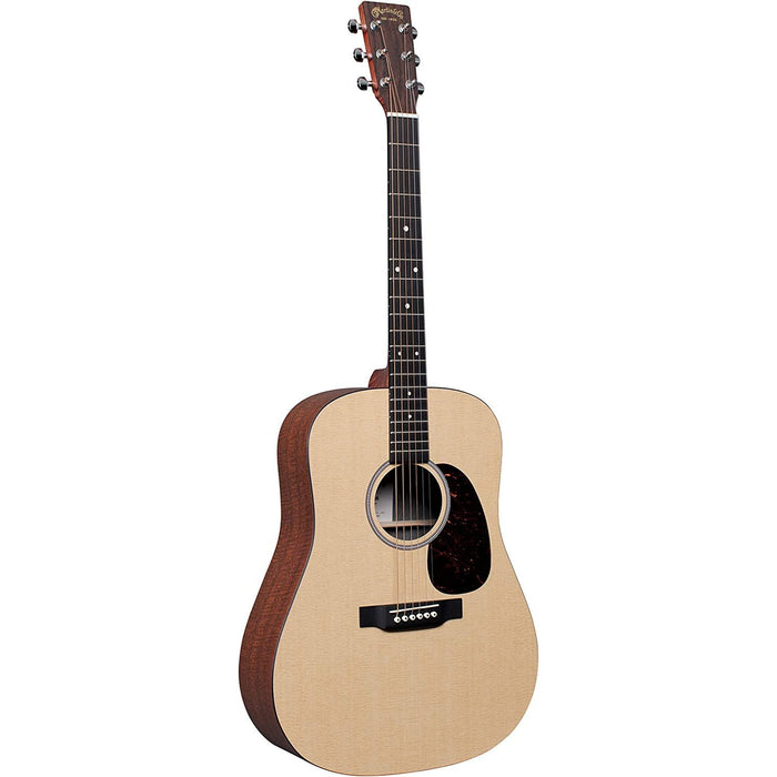 Martin Guitar X Series D-X1E Acoustic-Electric Guitar with Gig Bag, KOA Pattern High-Pressure Laminate, D-14 Fret, Performing Artist Neck Shape