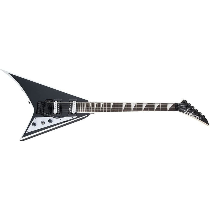 Jackson JS Series Rhoads JS32, Amaranth Fingerboard, Black with White Bevels Electric Guitar