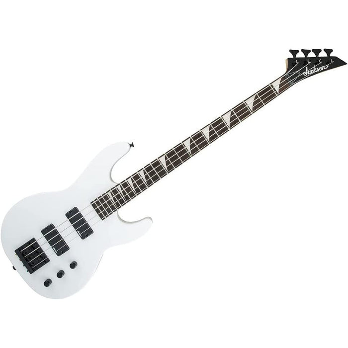 Jackson JS Series Concert Bass JS2, Snow White, Amaranth Fingerboard