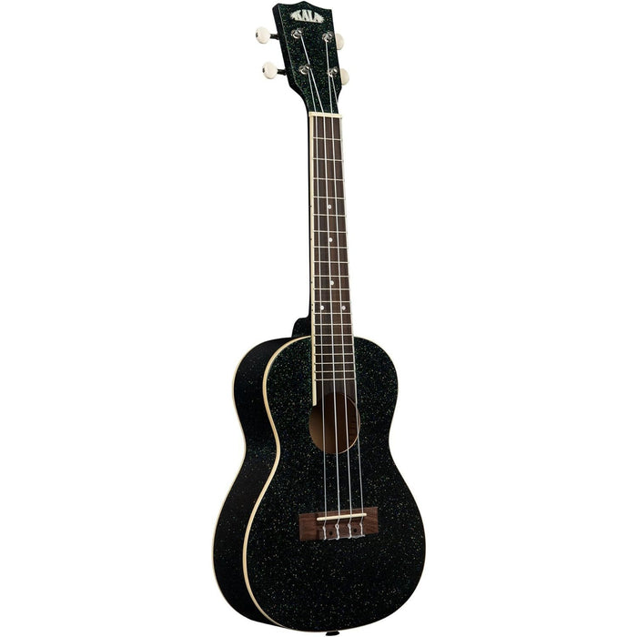 Kala Galaxy Black Sparkle Concert Ukulele (KA-SPRK-BLACK)