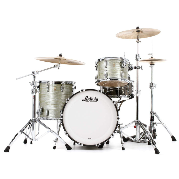 Ludwig Classic Maple Fab Shell Pack w/22" Bass Drum - Olive Oyster (L84233AX86WC)