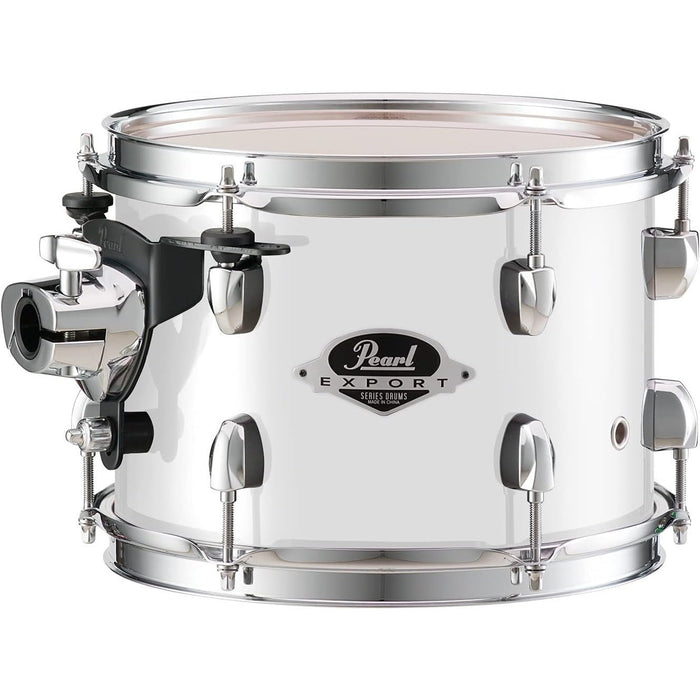 Pearl Export Series 12 x 8 Tom Tom w/Opti-Loc Mount in (#33) Pure White (EXX1208T/C33)