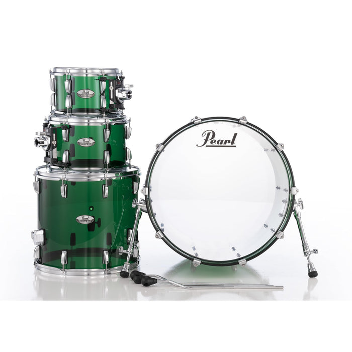 Pearl Crystal Beat 4-Piece Shell Pack w/ 22" Bass Drum - Emerald Glass (CRB524P/C754)